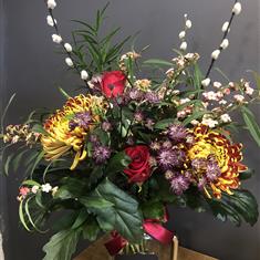 Autumnal vase