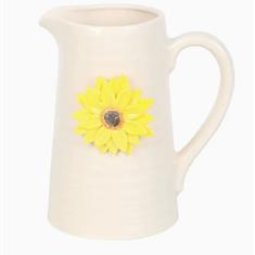 Hello Sunshine Jug with 3D Sunflower